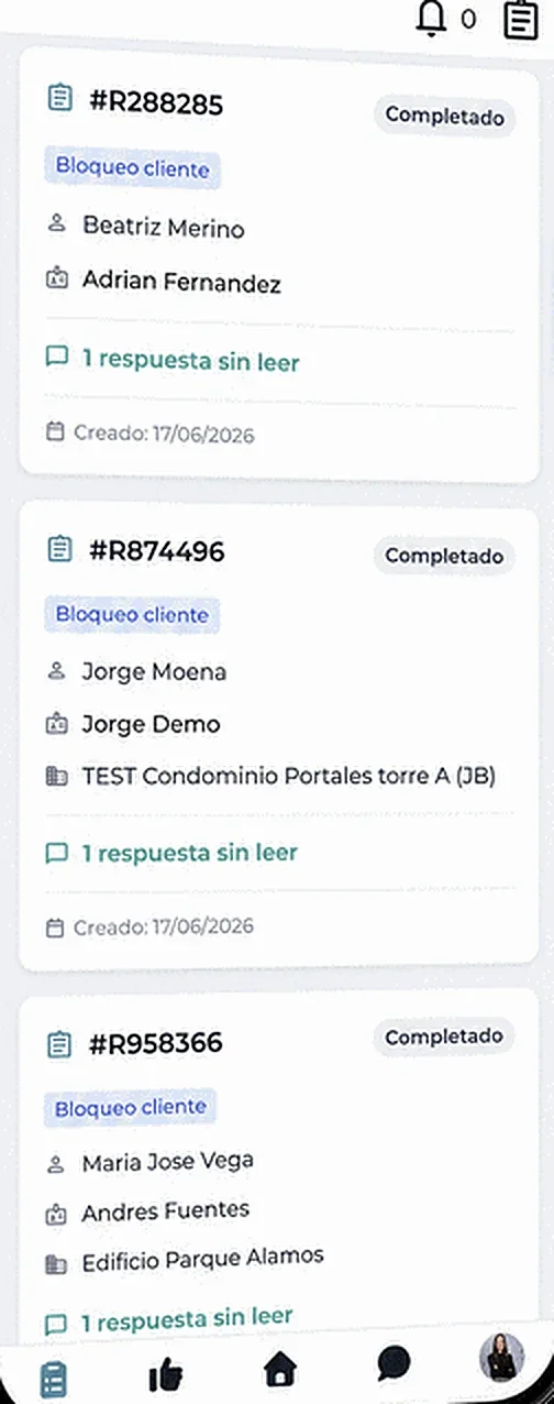 App móvil de JetBrokers con reservas
